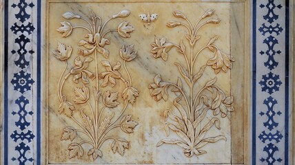 detail of marble stone 