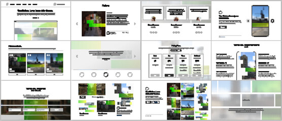 Vector templates for website design, presentations, portfolio. Templates for presentation slides, flyer, leaflet, brochure cover. Corporate business identity style for any purposes. Business template.