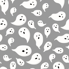 Halloween pattern seamless. Digital paper halloween. Ghosts pattern