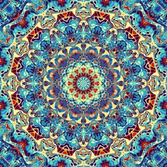 Obraz premium Abstract fractal pattern. Futuristic background.