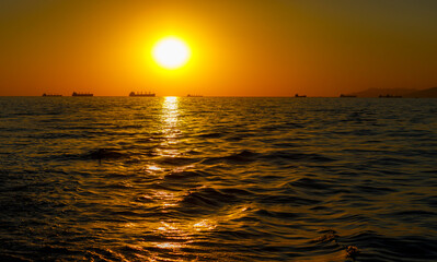 Obraz premium Gelendzhik is a Russian resort on the Black Sea.