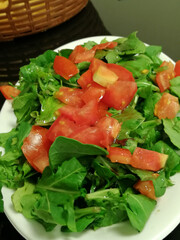 delicious salads made with organic vegetables