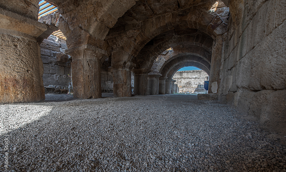 Wall mural tripolis ancient city buldan denizli,turkey