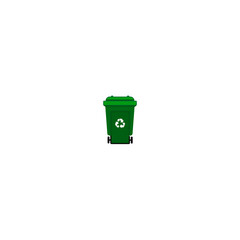 Trash can sign icon. Vector illustration eps 10