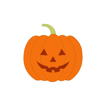 Halloween pumpkin pumpkin icon. Vector illustration eps 10