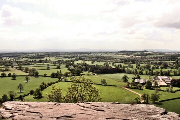 A view of the Shropshire Countryside near Shrewsbury at Grinshill