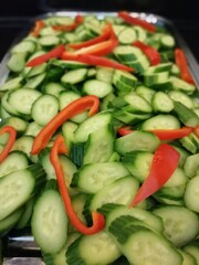 delicious salads made with organic vegetables