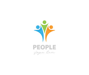 People link logo design	