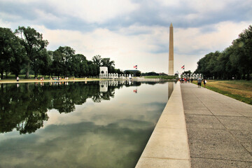 A view of the Washington Monument