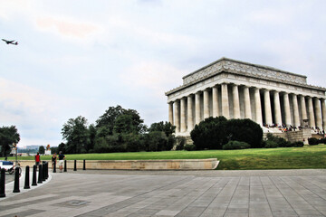 A view of the Lincoln Memorial in Washington