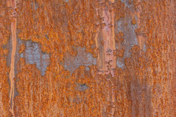 Texture of old rusty metal. Grunge background worn out