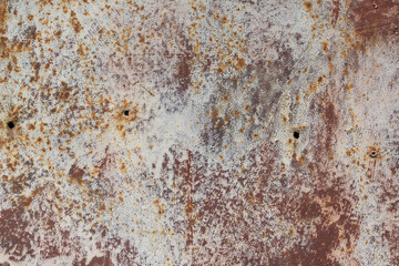 Texture of old rusty metal. Grunge background worn out