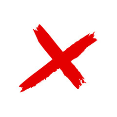 No smeared sign icon. Vector illustration eps 10