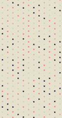 Abstract Color Halftone Dots generative art background illustration