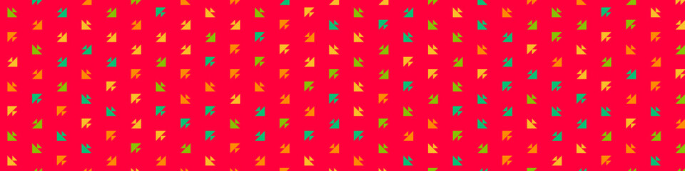 Abstract Color Halftone Dots generative art background illustration