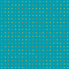 Abstract Color Halftone Dots generative art background illustration