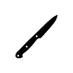 Knife black sign icon. Vector illustration eps 10