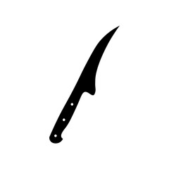 Knife black sign icon. Vector illustration eps 10