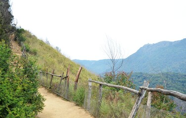 Fototapeta na wymiar path to the mountain
