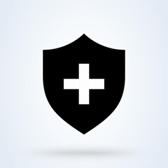 Health protection icon Illustration Logo Template. Simple modern icon design illustration.