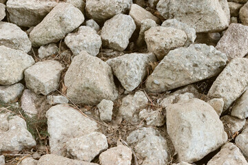 Rocks on the ground