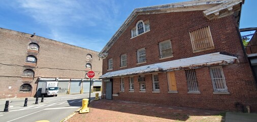 old abandoned brick building Bush Terminal Brooklyn New York