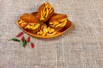 Acaraje - Traditional Brazilian dumpling made with black-eyed peas and onion