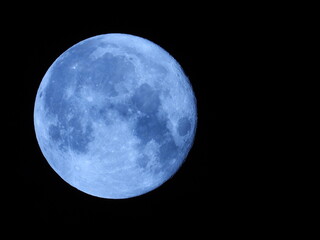Full Moon, Blue Moon,  August 2020