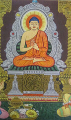 Fototapeta premium The 2000 years old “Dhowa Ancient Rock temple” or known as Dhowa Raja Maha Vihara in Badulla District , Uva Province, Sri Lanka