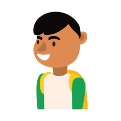 little student boy avatar character