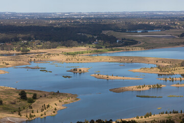 The Cumberland Plain and Nepean River in The Blue Mountains in Australia