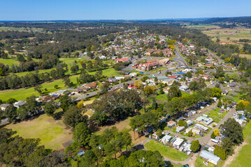 The township of Wallacia in regional New South Wales in Australia