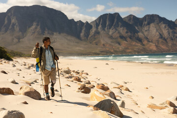 Black African American Male athlete with prosthetic leg