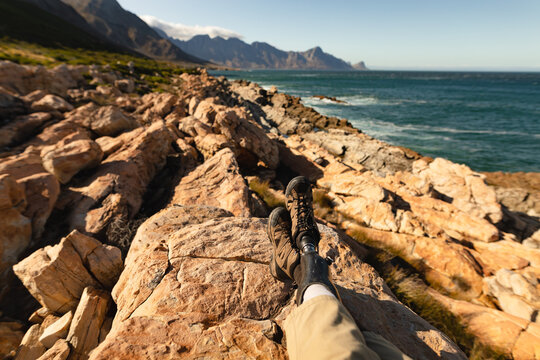 Legs of a fit male - Powered by Adobe