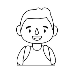 little student boy avatar character