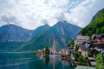 Hallstatt, Austria in April