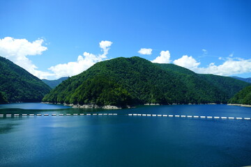 日本の長野県のダム