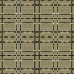 Mosaic seamless pattern with abstract ornament in gray olive tones. Texture for textile or home interior decor.