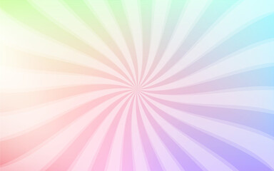 カーブのかかった集中線の背景素材