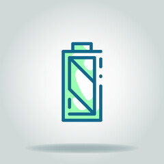 battery full icon or logo in  twotone
