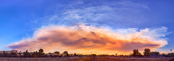 Smoke from Valley Fire in San Diego Sept. 5 2020