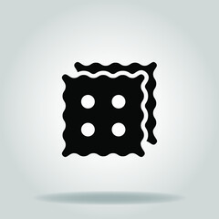 cracker icon or logo in  glyph
