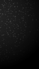 Magic stars random Christmas background. Subtle fl