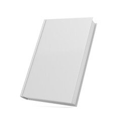 book on white background. Isolated 3D illustration