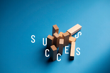 Success messages were scattered on the ground.