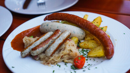 German sausage dish