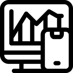 Business statistics icon