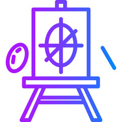 Art lesson icon