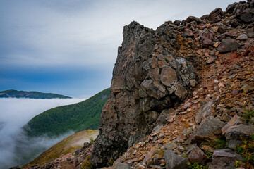 登山 トレッキング 那須岳 茶臼岳