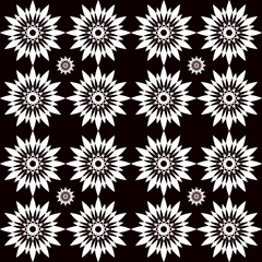 black and white seamless pattern